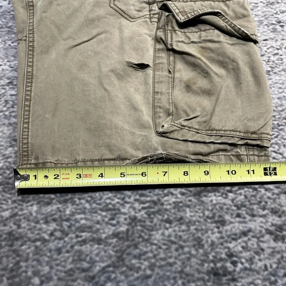 Old Navy Cargo Shorts Mens 31‎ Utility Skater Paratrooper Distressed Vintage Y2K